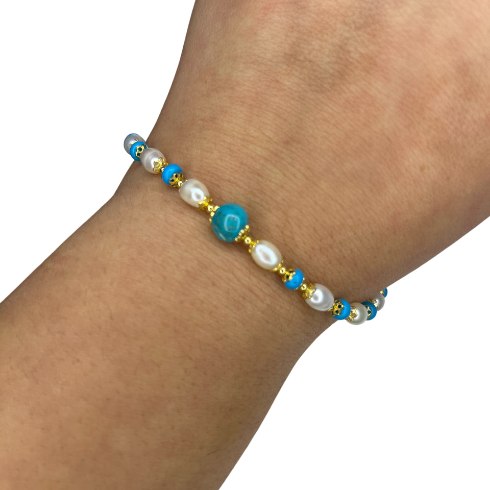 Bracciale Donna Re Mida Argento Perle BR-Djv-10