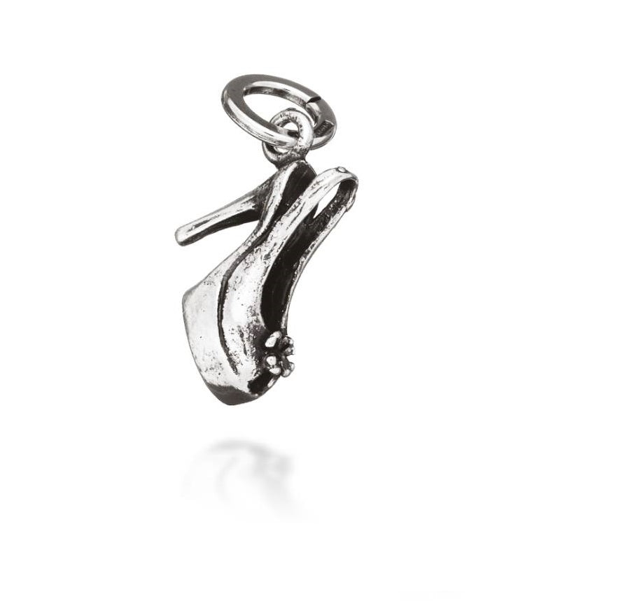 Charm Donna Giovanni Raspini Argento 925 Scarpa Tacco N.12 Realizzato A Mano 08730