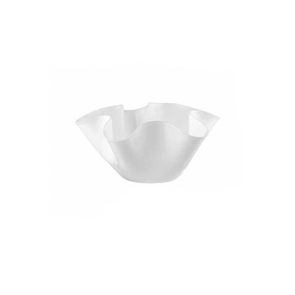 Vaso Cristallo Onlylux Wave Bianco cm 35 OL03089