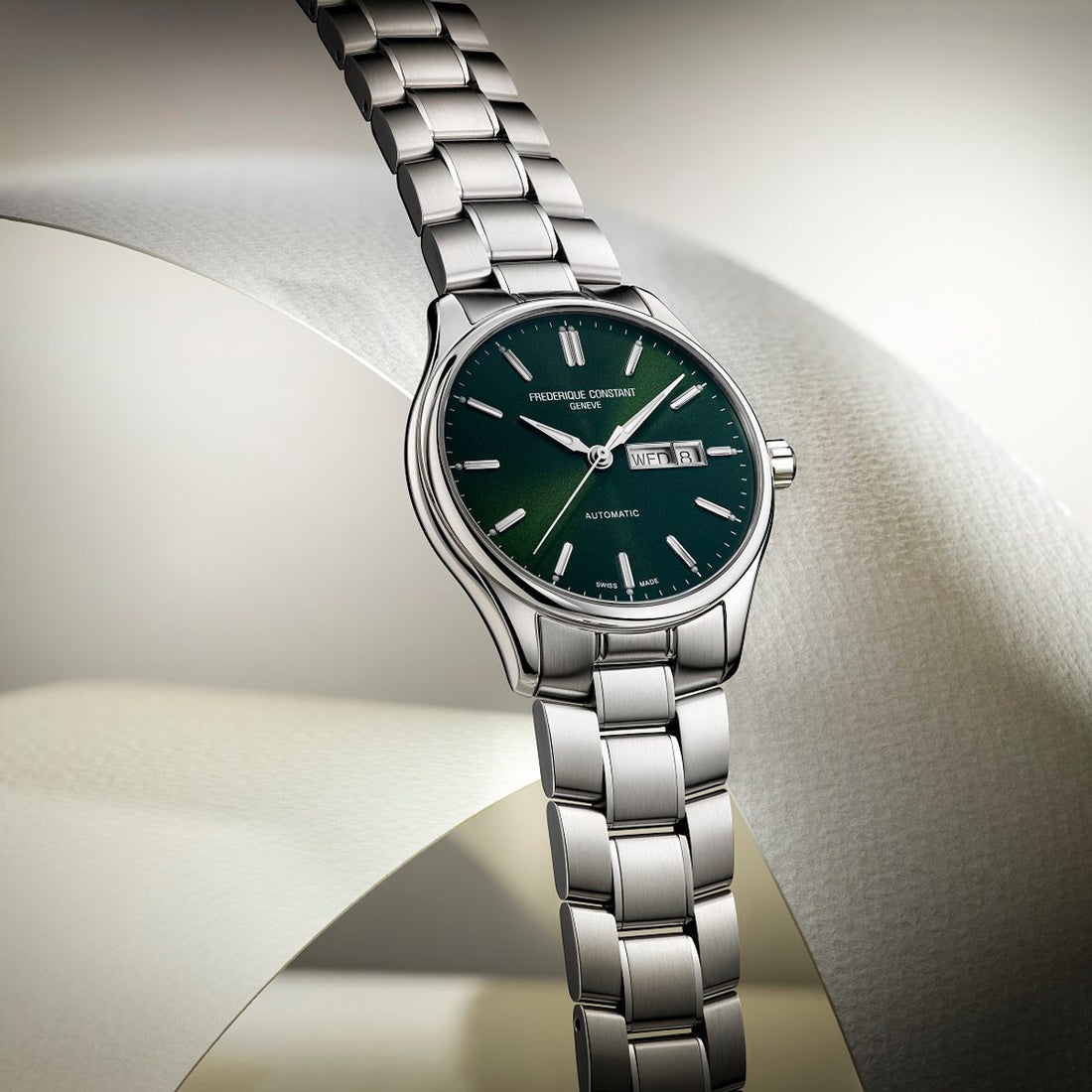 Orologio Uomo Frederique Constant Automatico Classic Verde FC-304GR5B6B