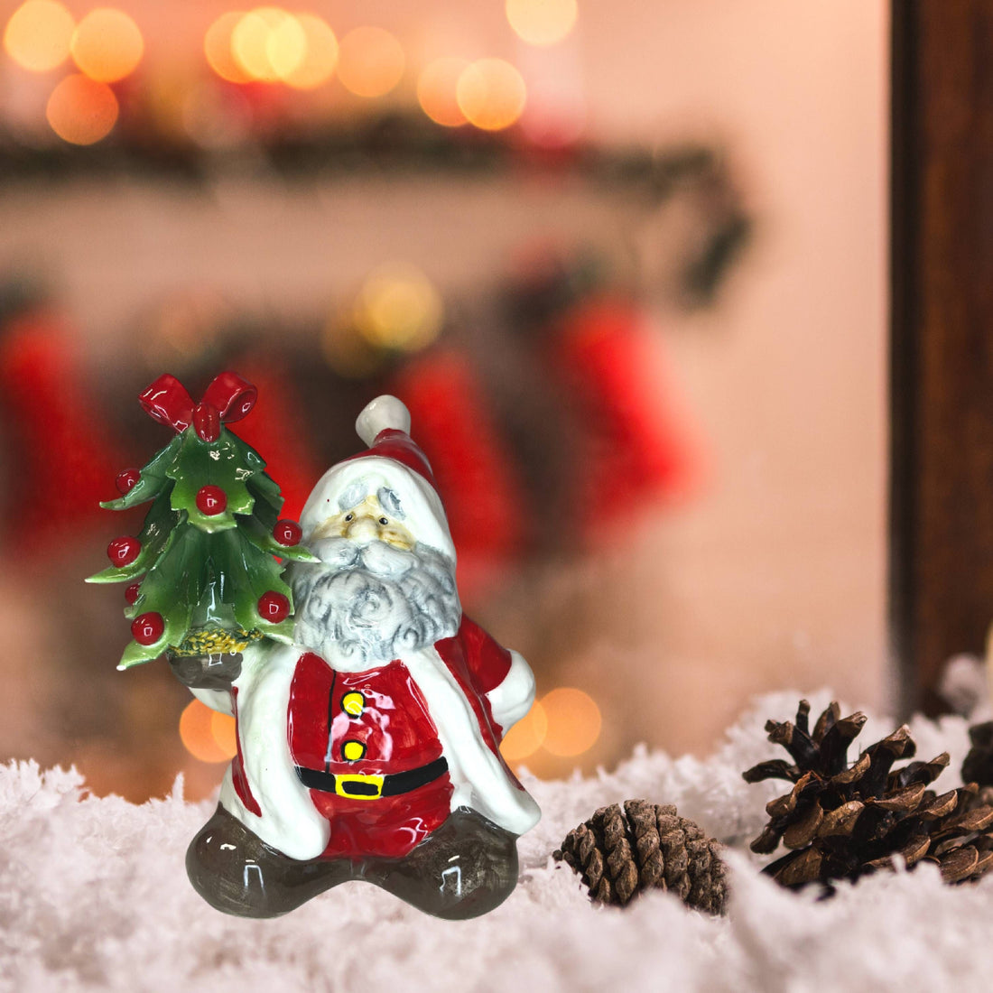 Babbo Natale Capodimonte 15cm CAP26