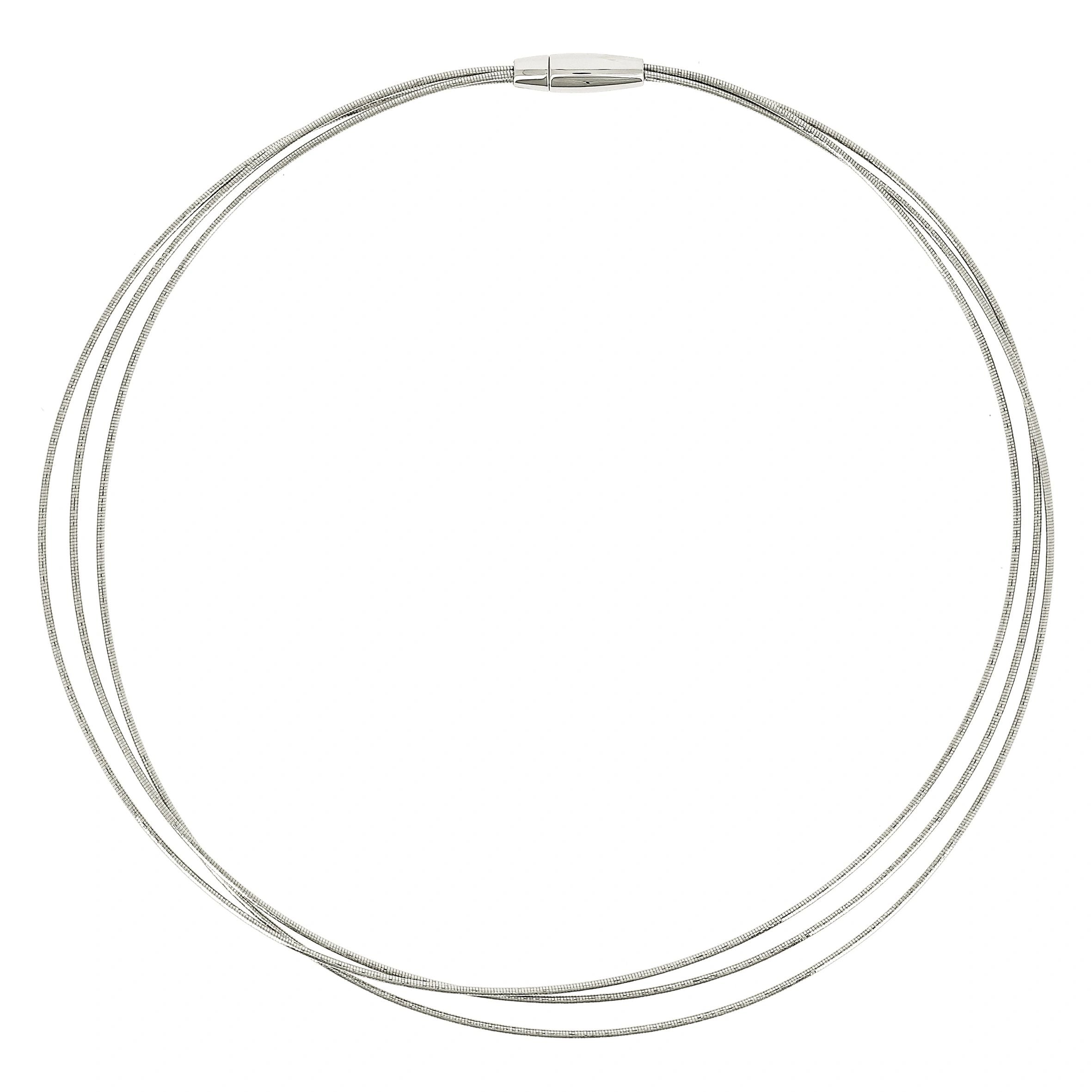 Collana Donna Pesavento Argento 925 Bianco Girocollo Multi Filo WDNAG466