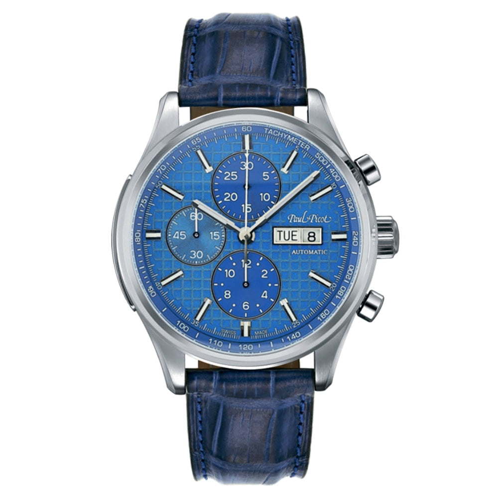 Orologio Uomo Paul Picot Blazer Cronografo Automatico Ruota A Colonne 4309