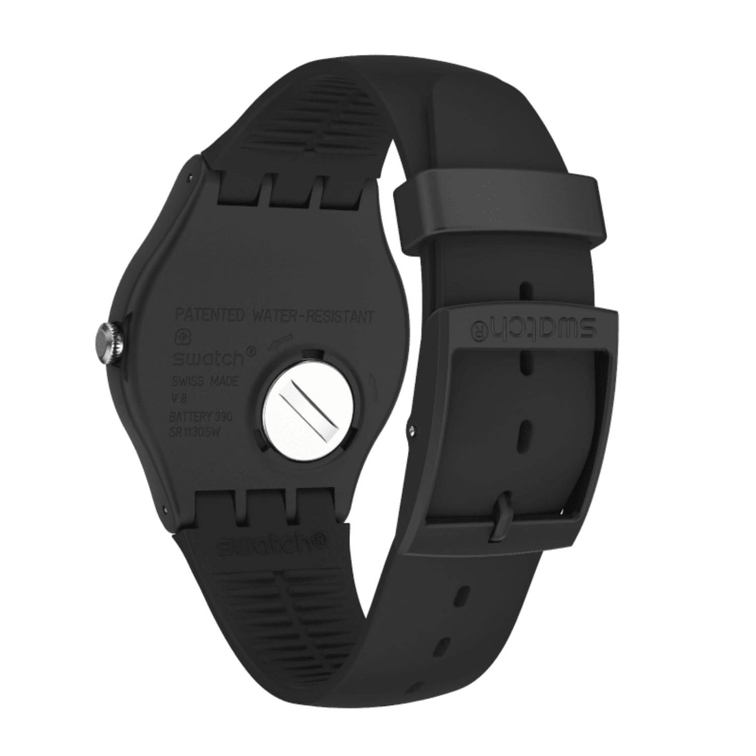Orologio Uomo Swatch New Gent Quarzo Solo Tempo Bioceramic Nero SO32B106