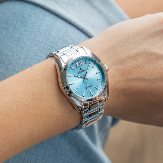 Orologio Unisex Donna Festina Acciaio Turchese Quarzo Solo Tempo Azzurro F20622/3