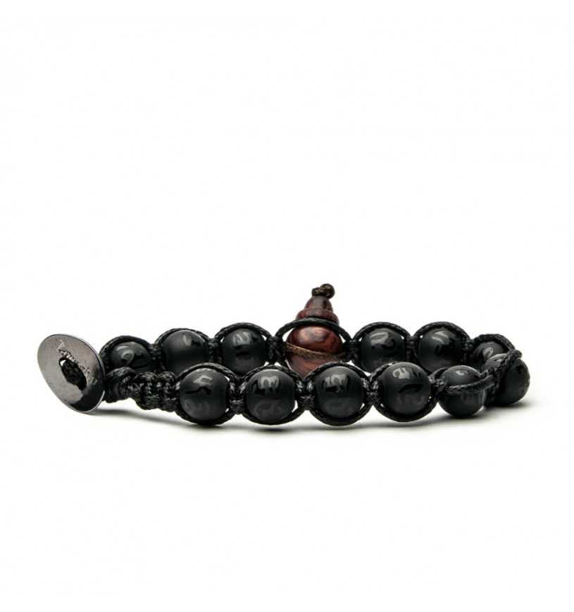 Bracciale Donna Tamashii mantra Onice Opaco Nero BLACKS900-221