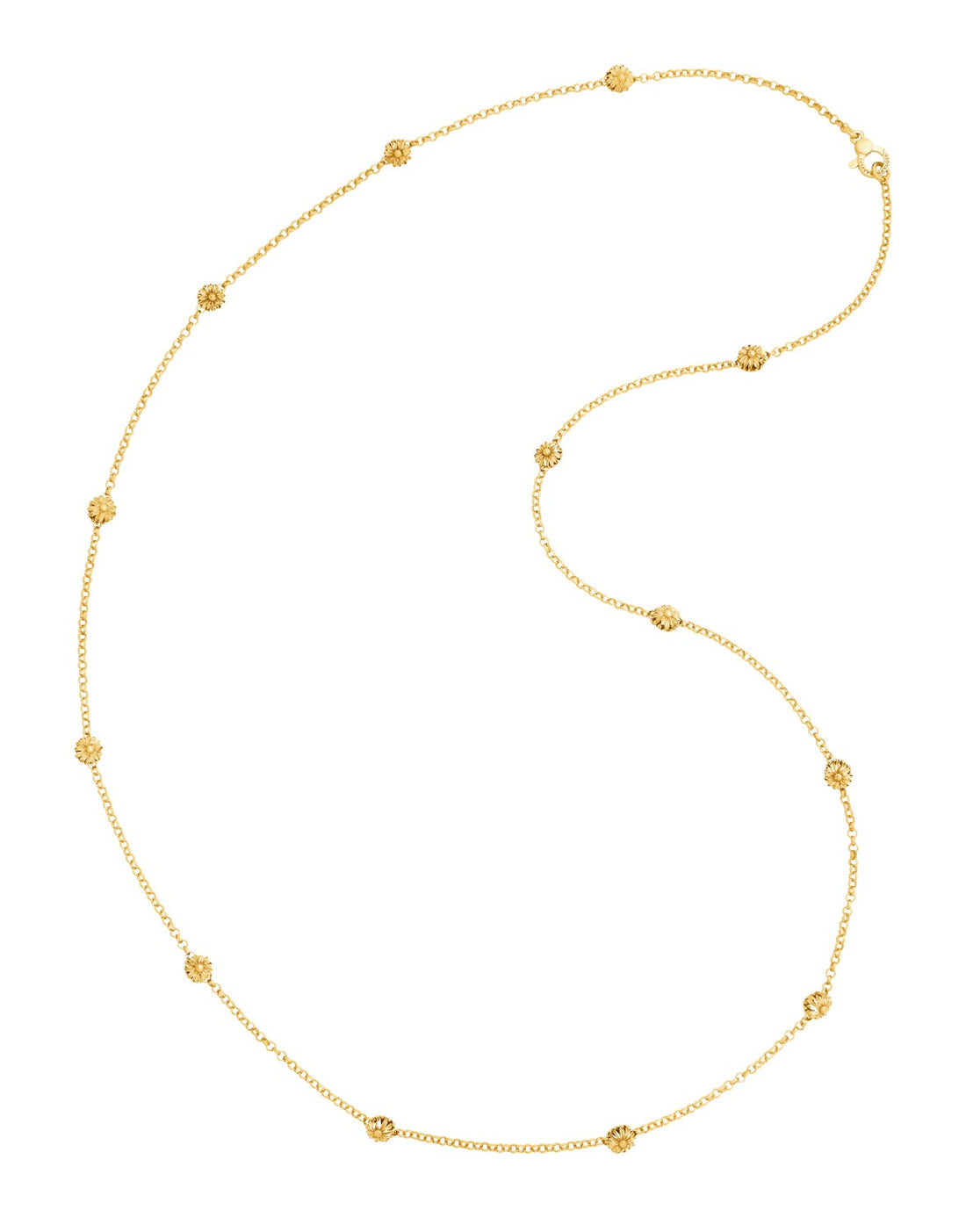 Collana Argento dorato Donna Rolò Margherita Luce Giovanni Raspini 60 cm 12339