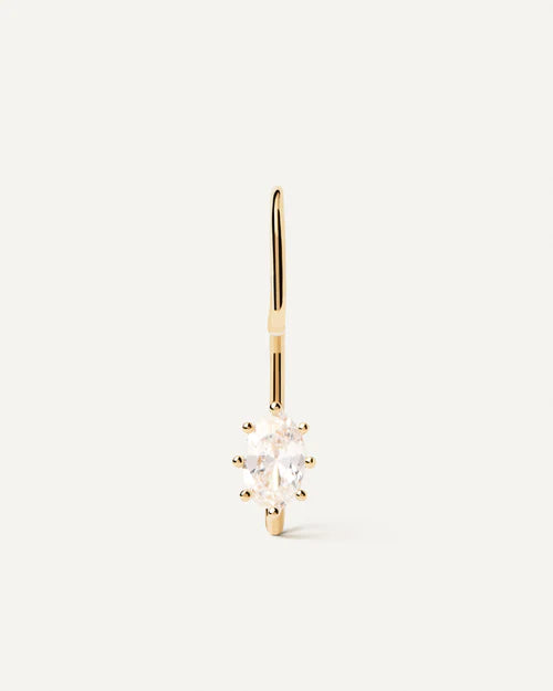 Orecchino Singolo Donna PDPaola Argento Dorato 925 Punto Luce PG01-042-U