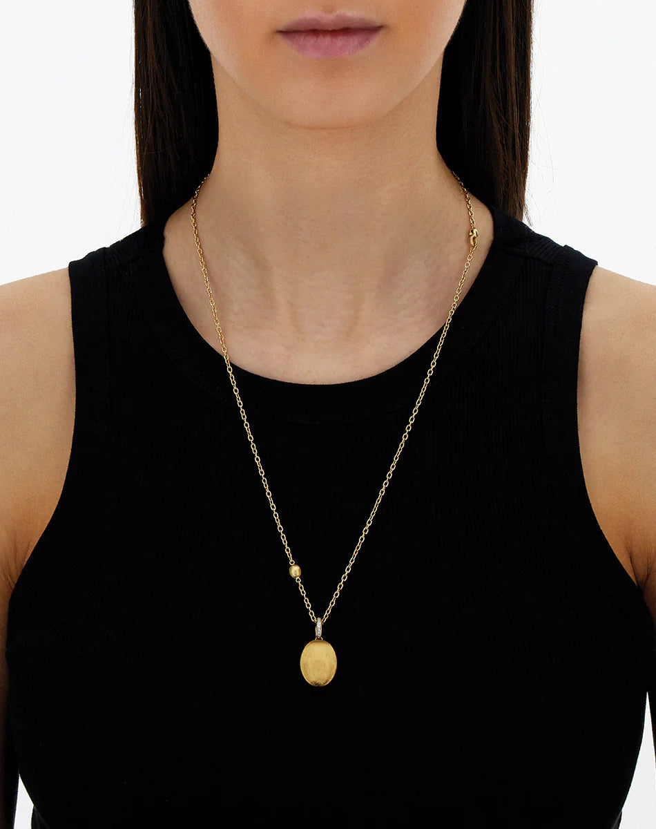 Ciondolo Donna Nanis Oro Giallo 18 KT Diamanti Boules inciso PS17-609