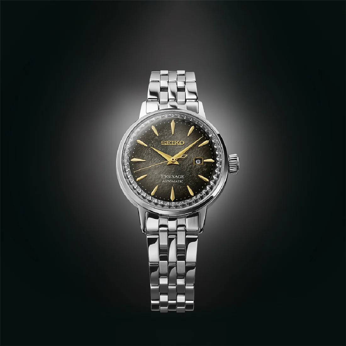 Orologio Donna Seiko Presage Edizione Limitata Star Bar Nero Oro SRE015J1