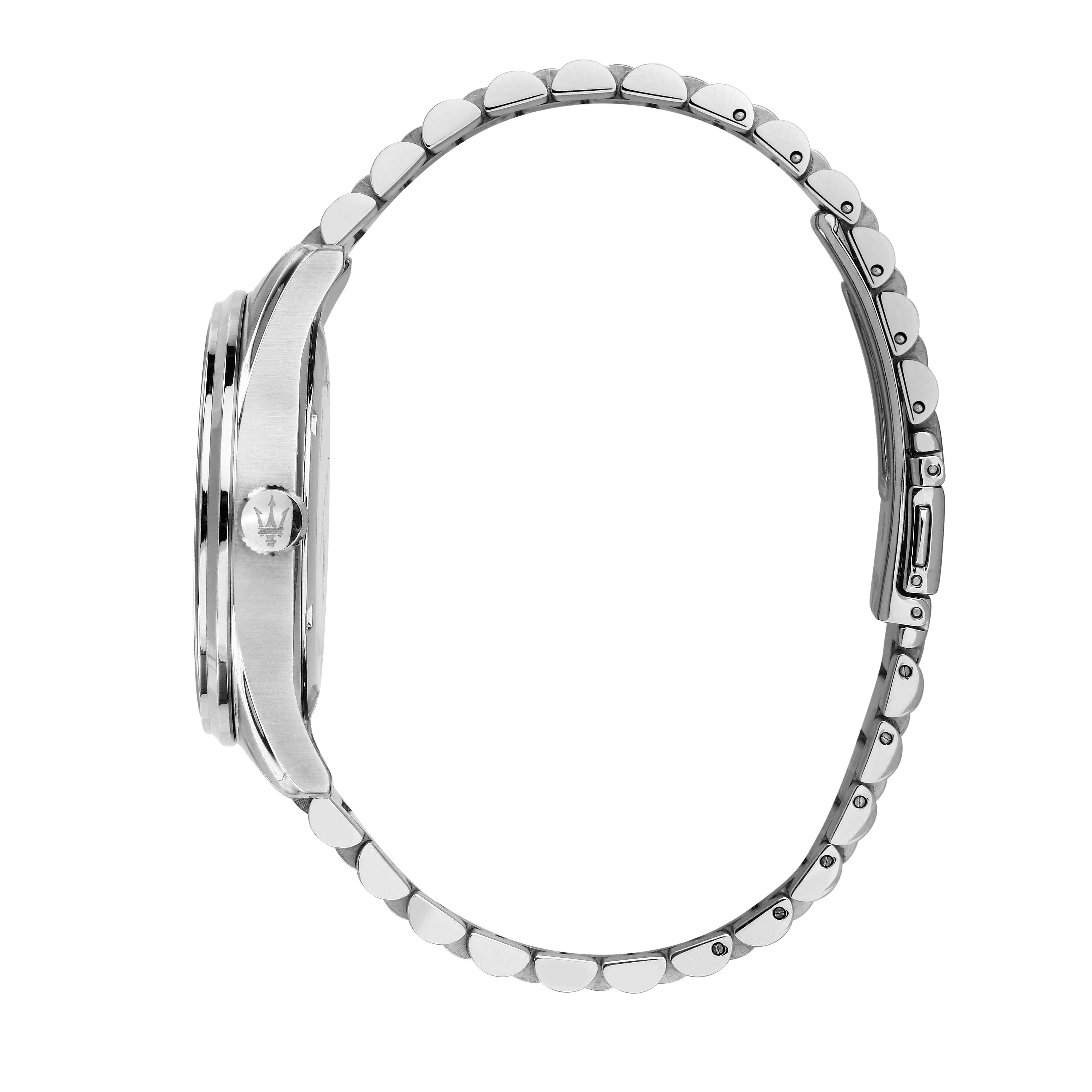 Orologio Uomo Maserati Acciaio Maglia President Nero Data R8853124003