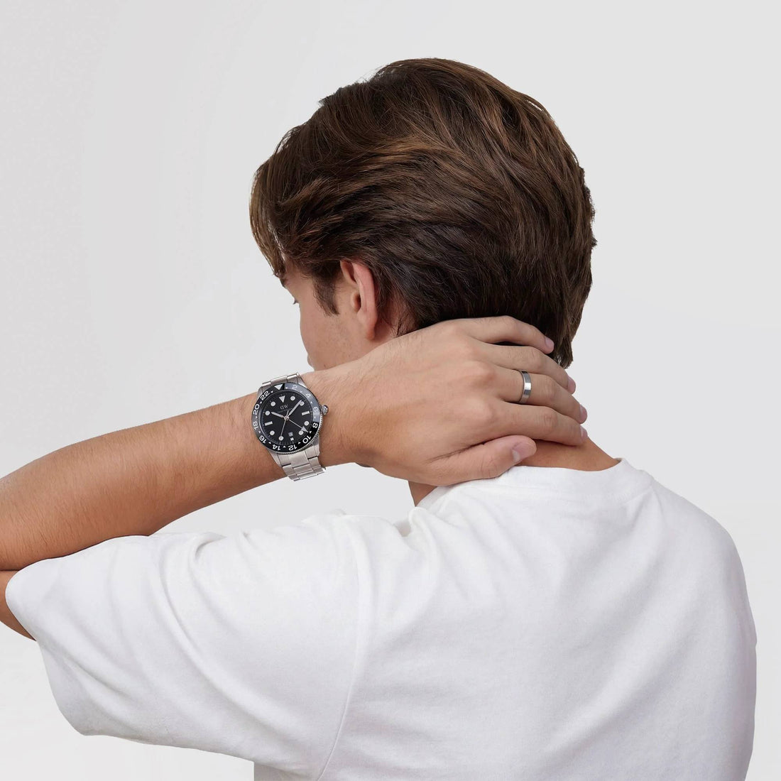 Orologio Uomo Daniel Wellington Iconic Link Black Ceramic DW00100919