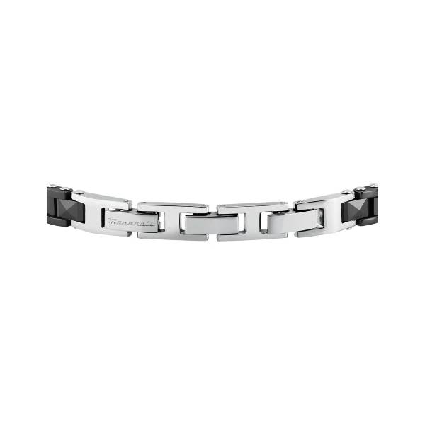 Bracciale Uomo Maserati Acciaio Ceramica Nera JM426ATZ98