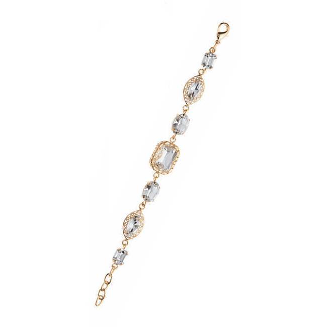 Bracciale Donna Ottaviani Cristalli Placcato Oro 501183B