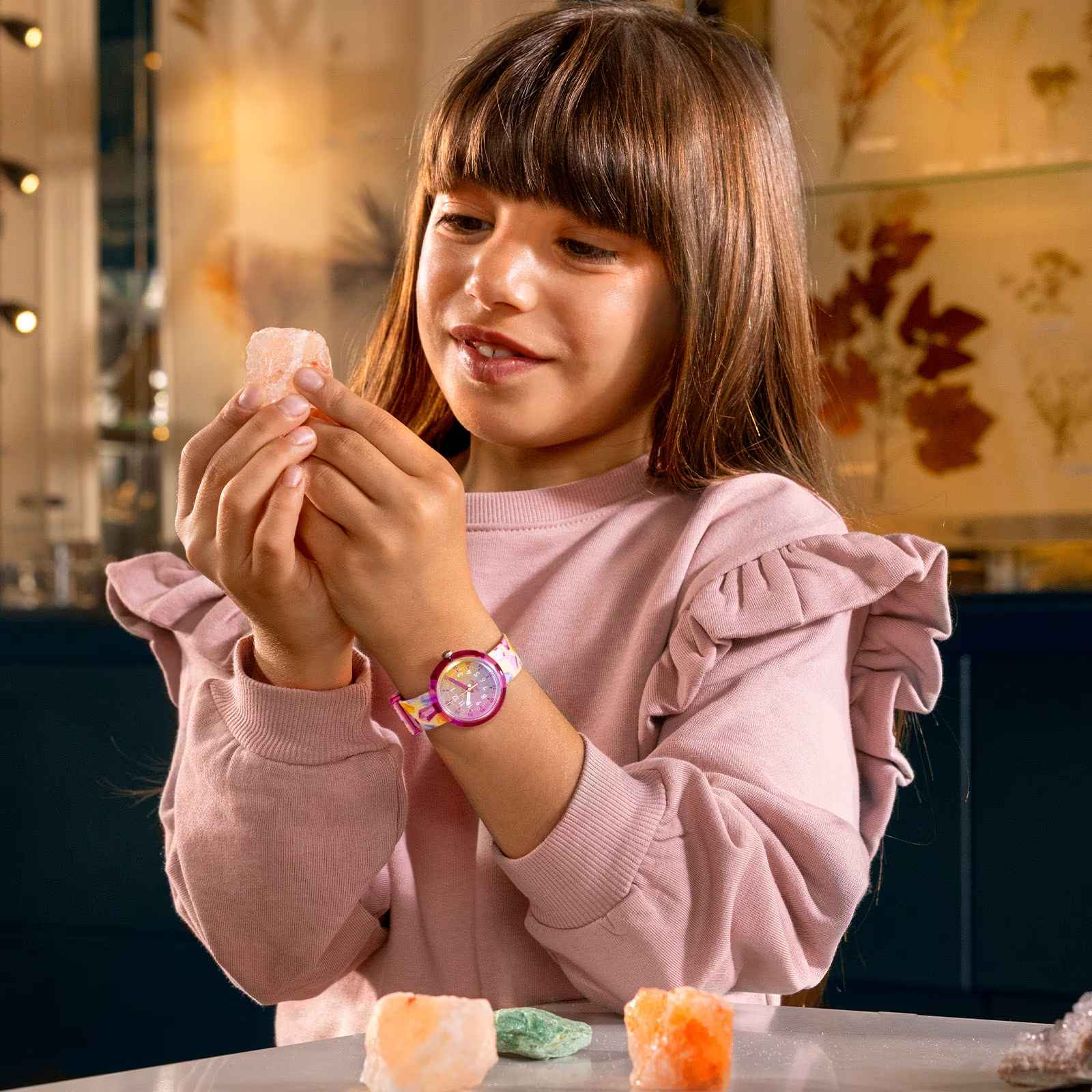 Orologio Bambina Swatch Flik Flak Sparkling Gemstones Quarzo ZFPNP155