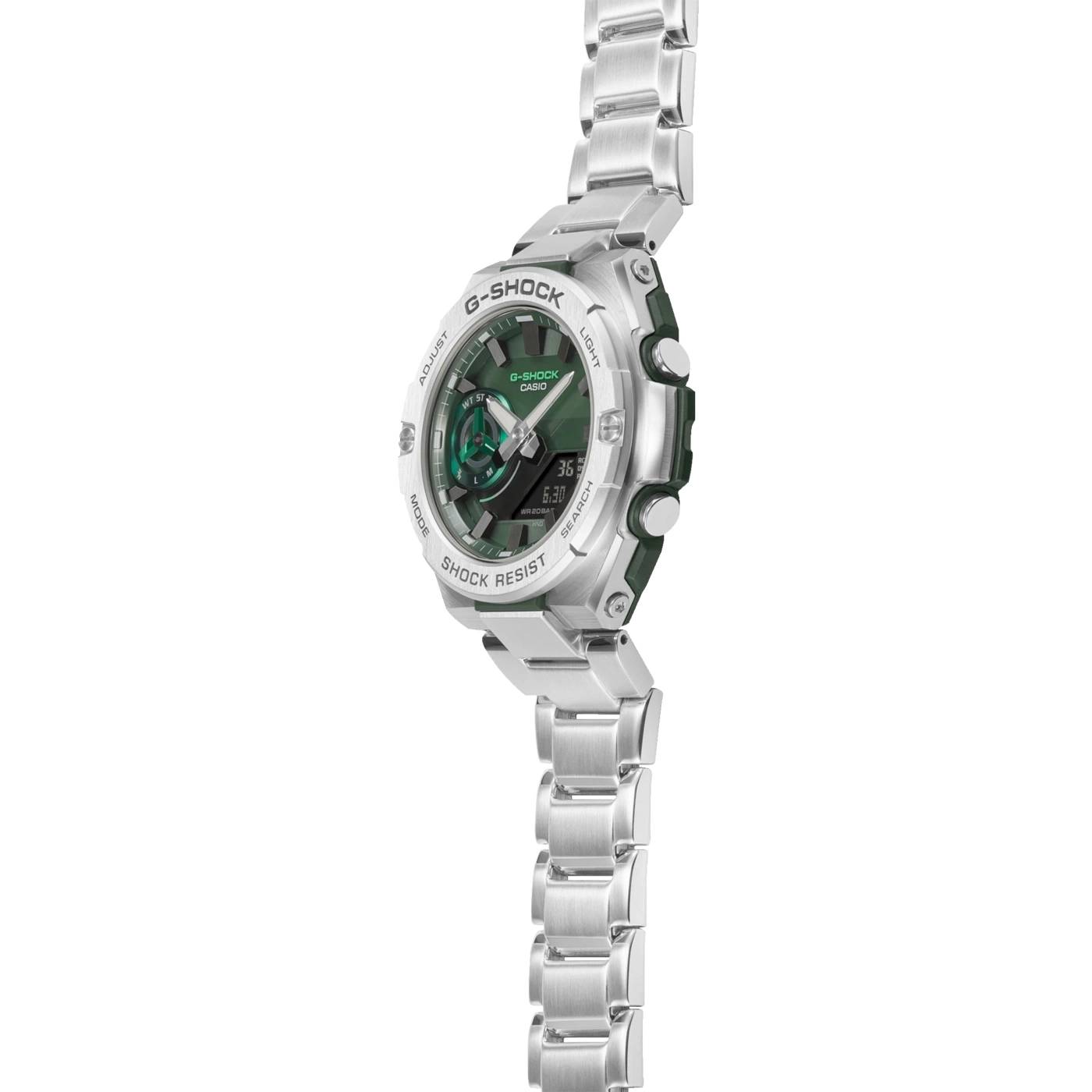 Orologio Uomo Casio G-Shock Acciaio Quarzo Cronografo Verde GST-B500AD-3AER