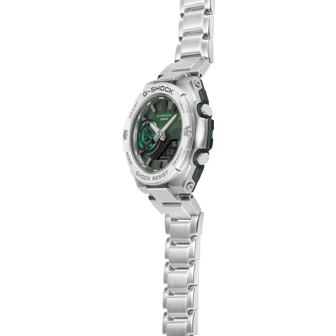 Orologio Uomo Casio G-Shock Acciaio Quarzo Cronografo Verde GST-B500AD-3AER