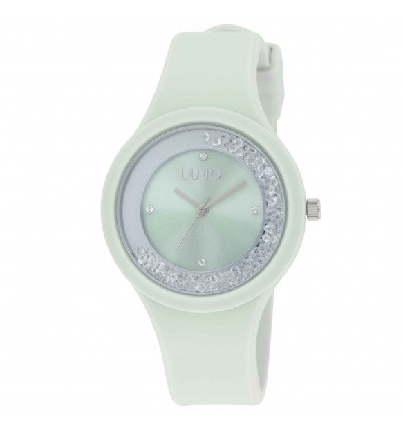 Orologio Donna Bambina Liu Jo Quarzo Solo Tempo Dancing Gomma Menta TLJ2525