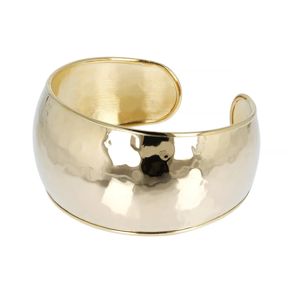 Bracciale Donna Etrusca Bronzo Dorato Fascione Martellato WSET00333.YG