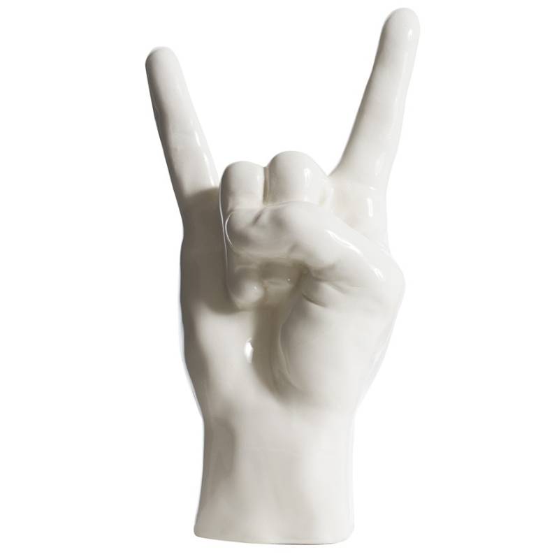 Scultura Macrì Mano Tiè Bianca TE103-1