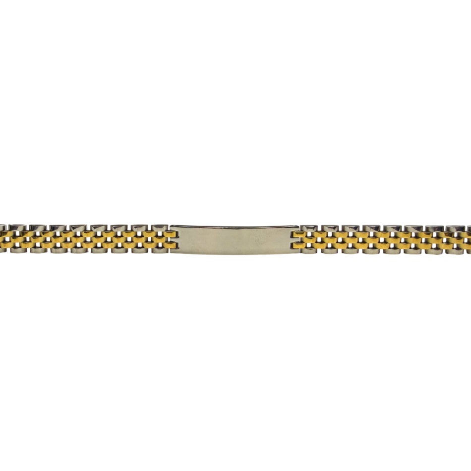 Bracciale Uomo Re Mida Personalizzabile Acciaio Bicolore BR-C-16/L