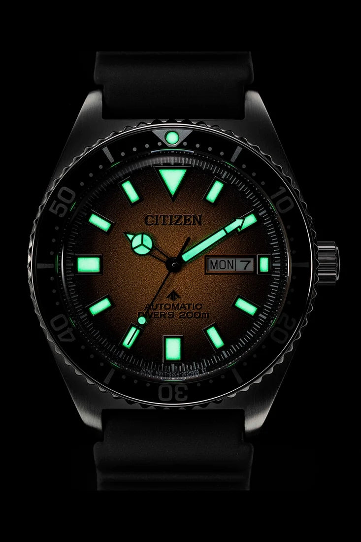 Orologio Uomo Citizen Promaster Automatico Nero Giallo Acciaio NY0120-52X