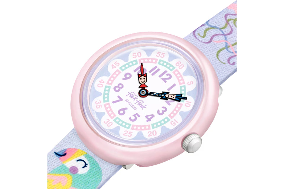 Special Box Orologio Bambina Swatch Flik Flak Color In Pastel ZFBNP231