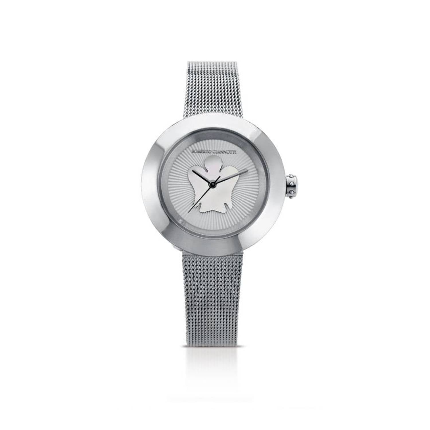 Orologio Donna Acciaio Roberto Giannotti Angelo Quarzo Bianco Solo Tempo ANT28