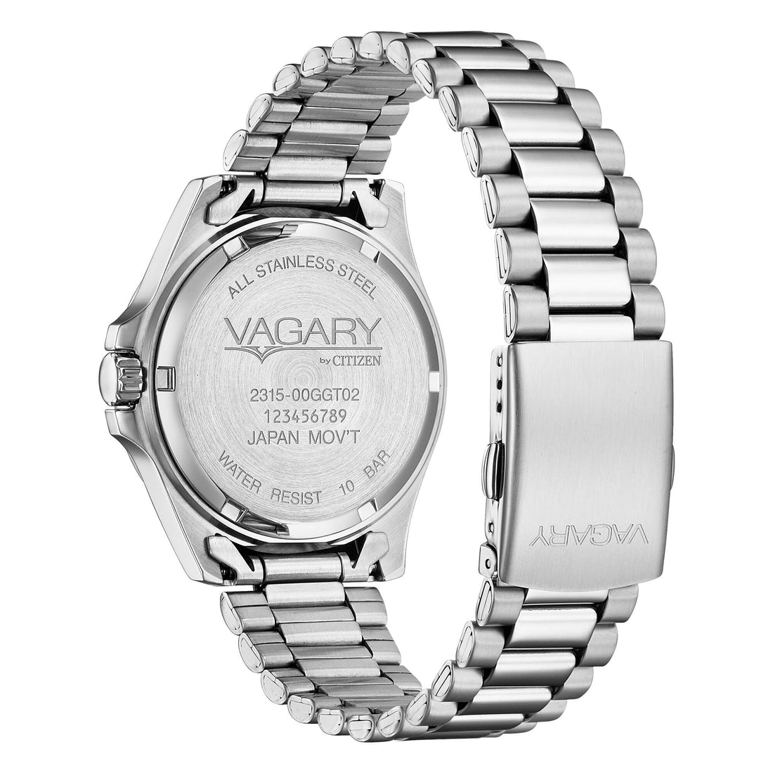 Orologio Uomo Ragazzo Vagary By Citizen Aqua39 Quarzo Acciaio Blu VD5-210-71