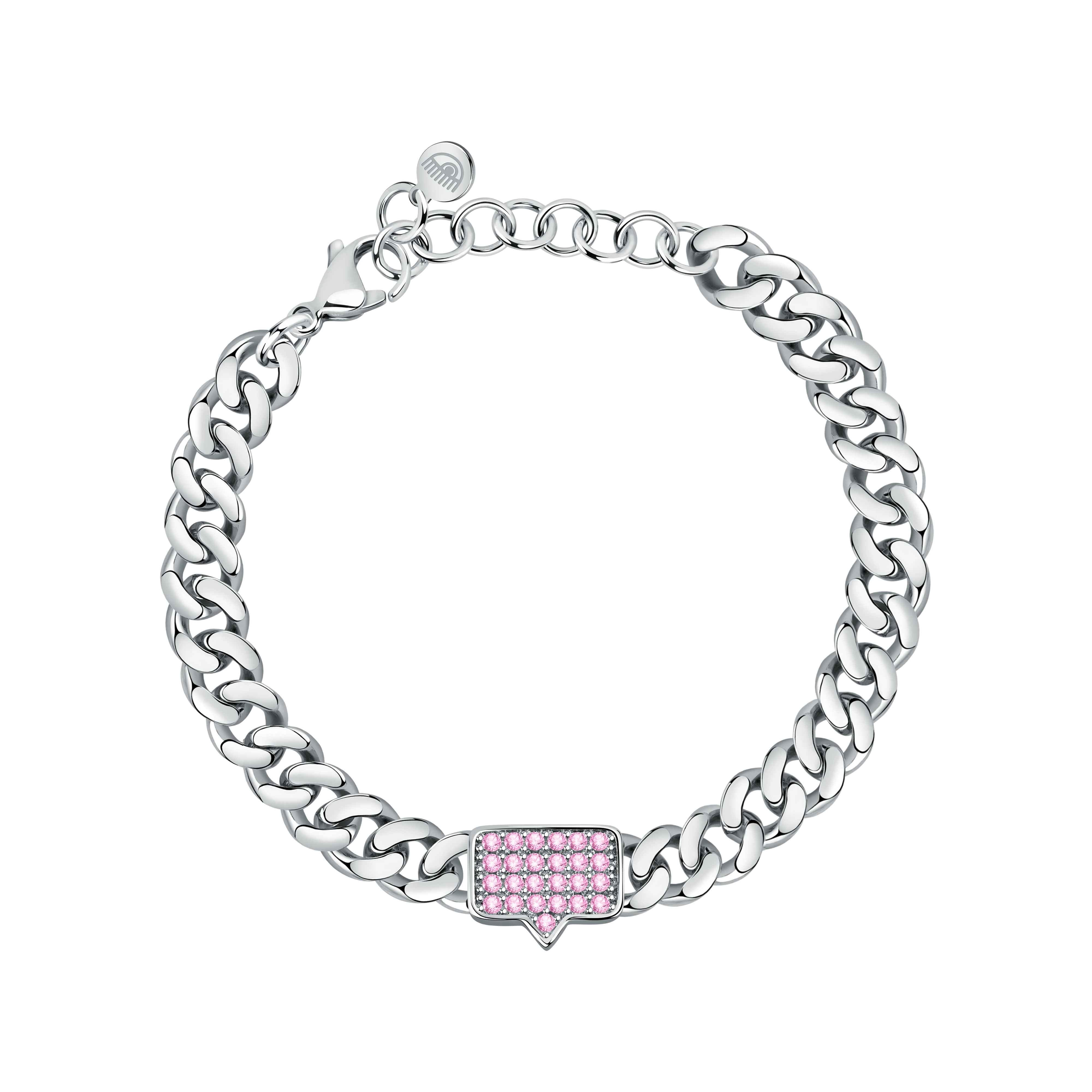 Bracciale Donna Chiara Ferragni Groumette Zirconi Rosa