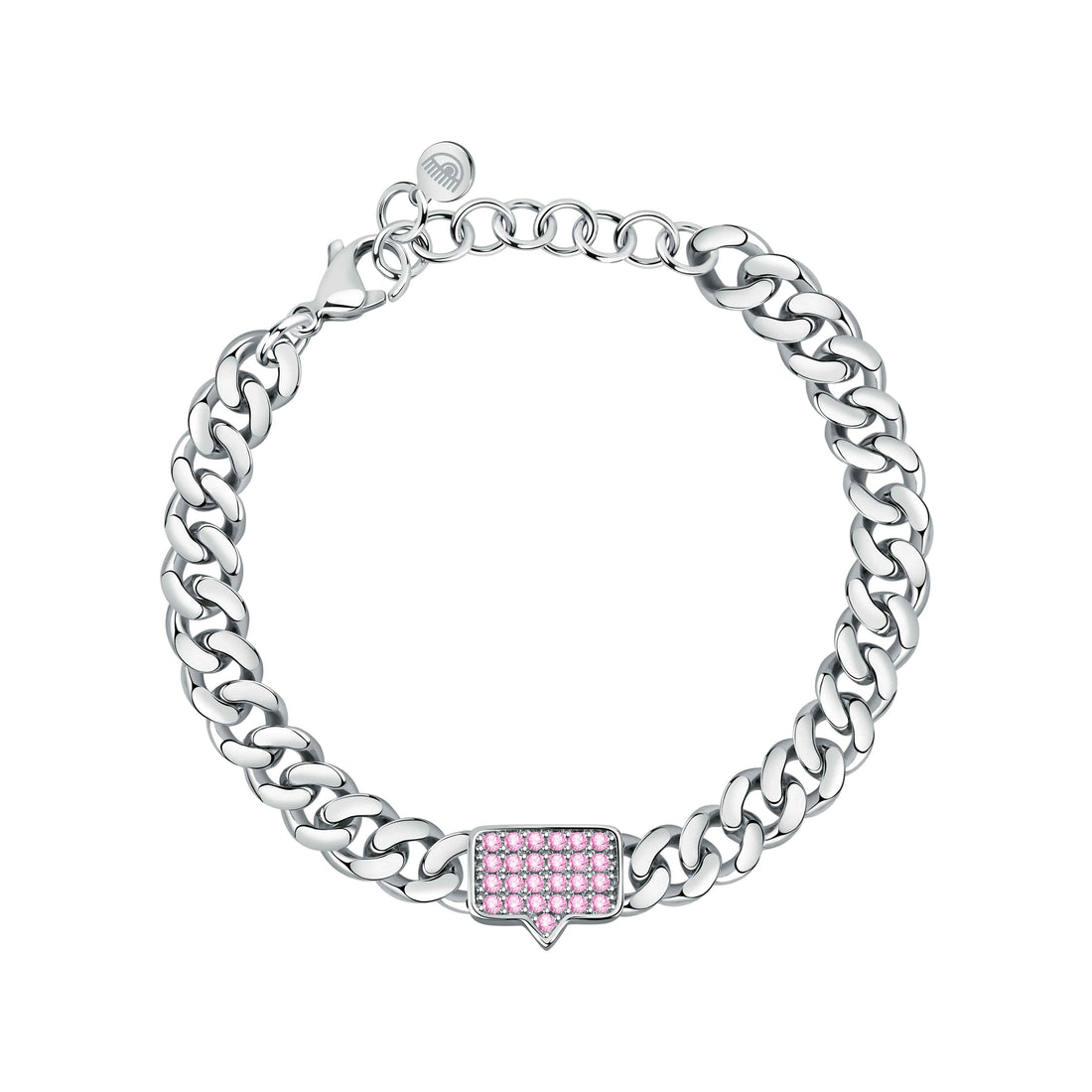 Bracciale Donna Chiara Ferragni Groumette Zirconi Rosa