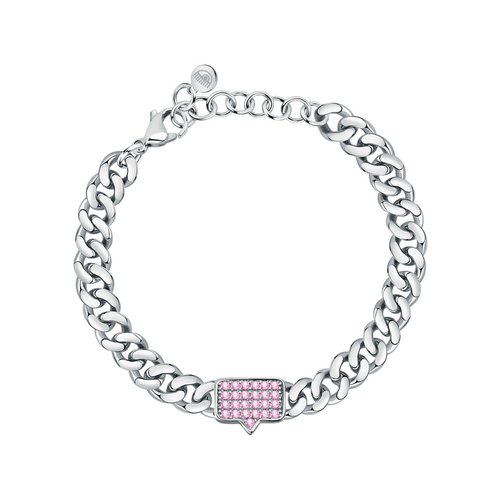 Bracciale Donna Chiara Ferragni Groumette Zirconi Rosa