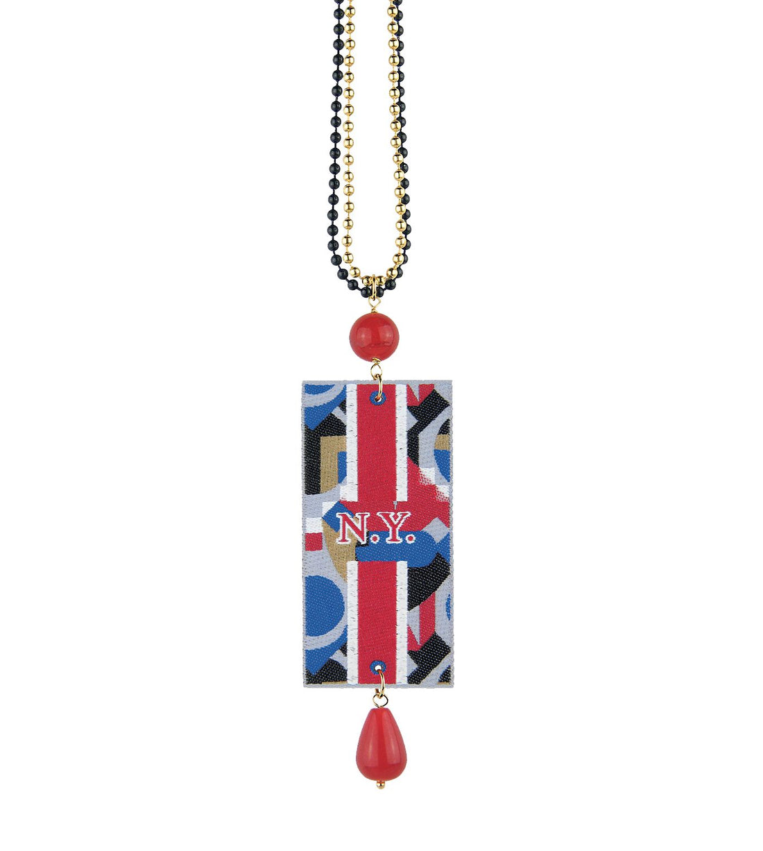 Collana Donna Lebole In Ottone Con Pietre Naturali New York The Tag Collection CL.01