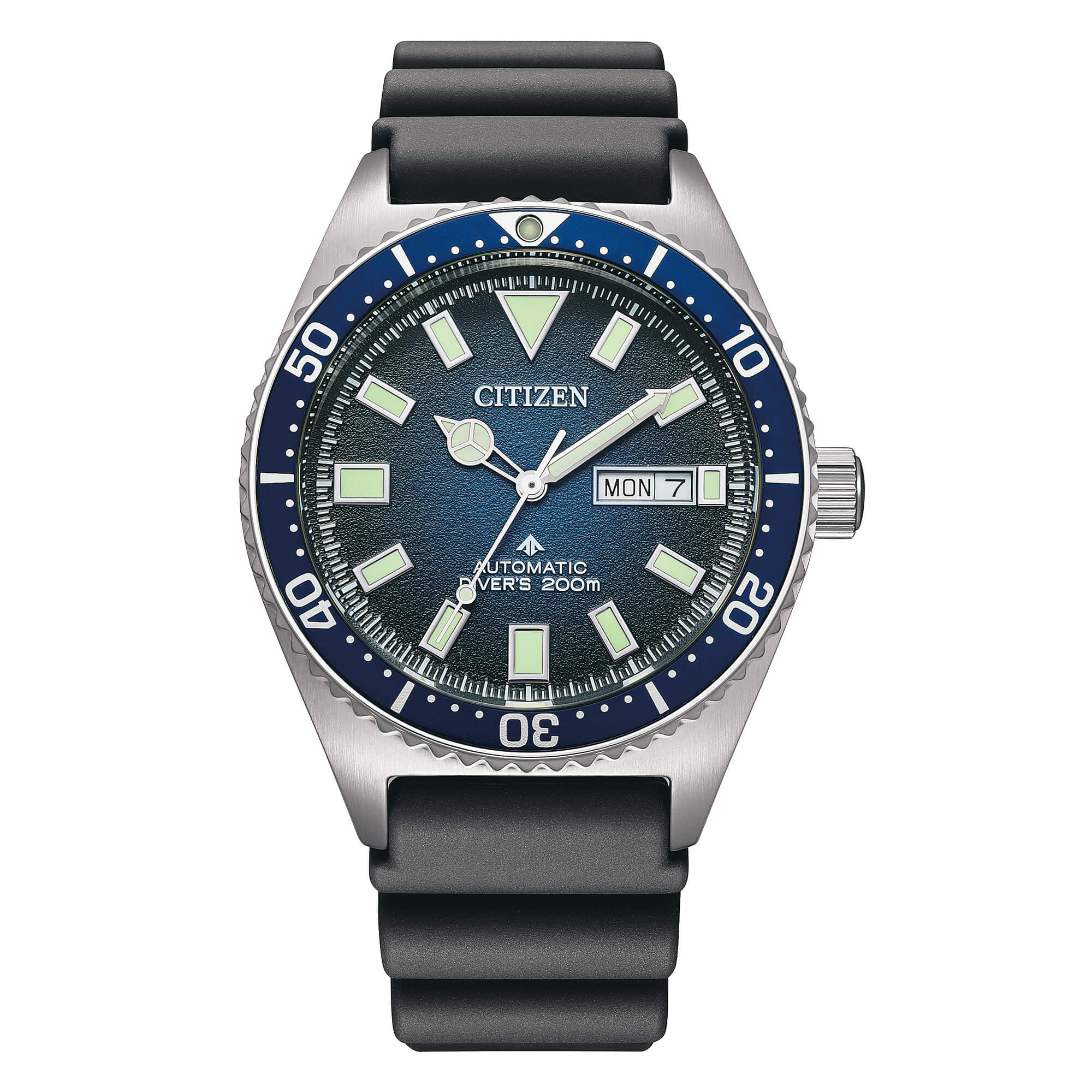 Orologio Uomo Citizen Promaster Automatico Gomma Blu Nero Acciaio NY0129-07L