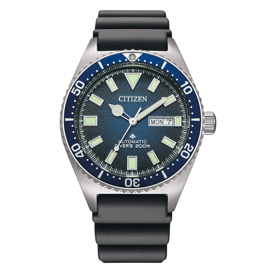 Orologio Uomo Citizen Promaster Automatico Gomma Blu Nero Acciaio NY0129-07L