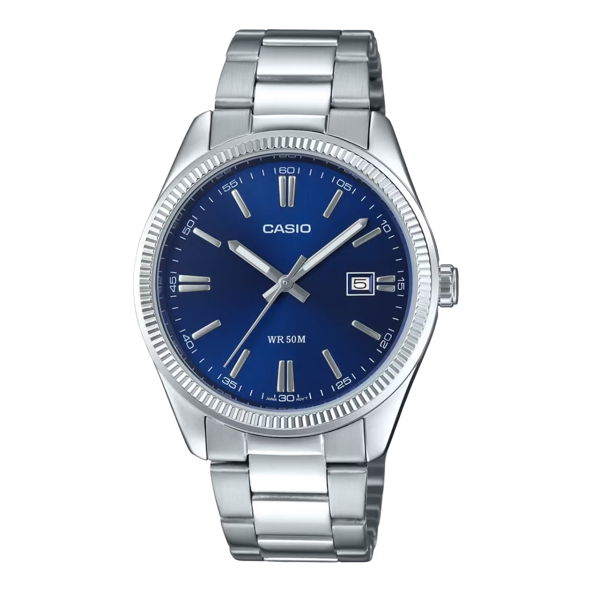 Orologio Unisex Acciaio Casio Quarzo Blu MTP-1302PD-2AVEF