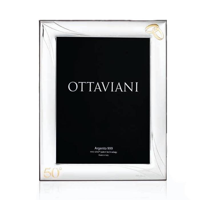 Cornice Ottaviani  Argento 13x18 50 Anni Di Matrimonio 5006A