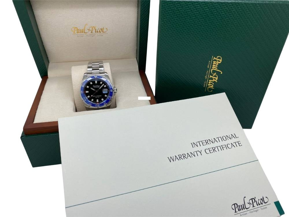 Orologio Uomo Paul Picot Automatico Paul Mariner III Data 4352SG-CB