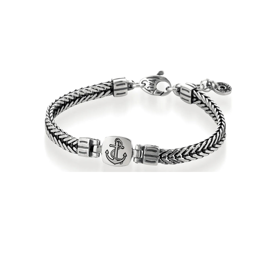 Bracciale Uomo Ananda 925 Argento Snake  A-BR514N