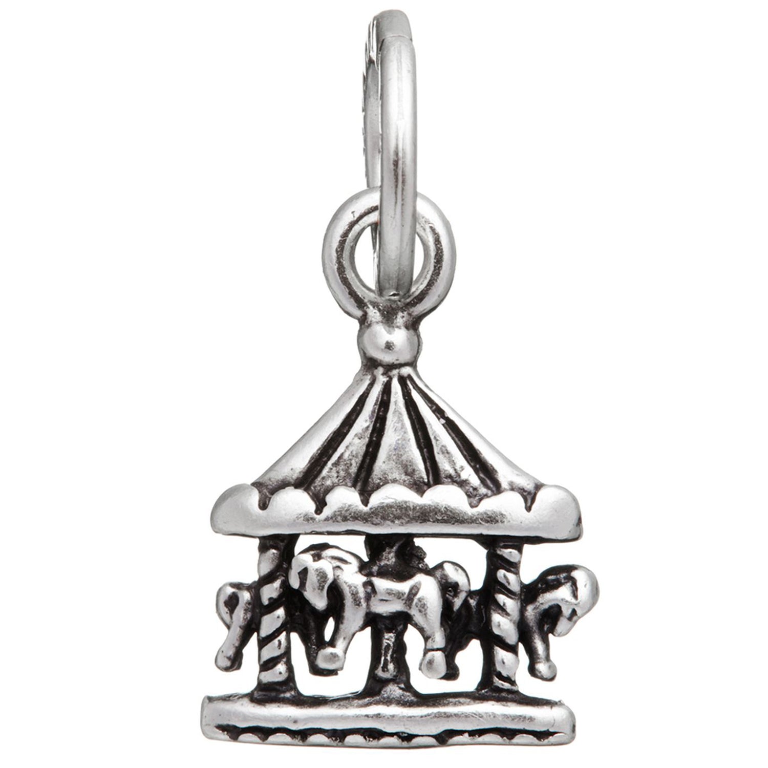 Charm Donna Giovanni Raspini Argento 925 Ciondolo Giostra Realizzato A Mano 09524