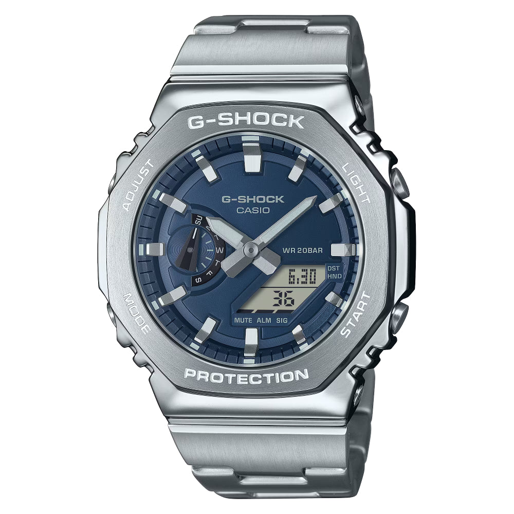 Orologio Uomo Casio G-SHOCK Acciaio Blu GM-2110D-8AER