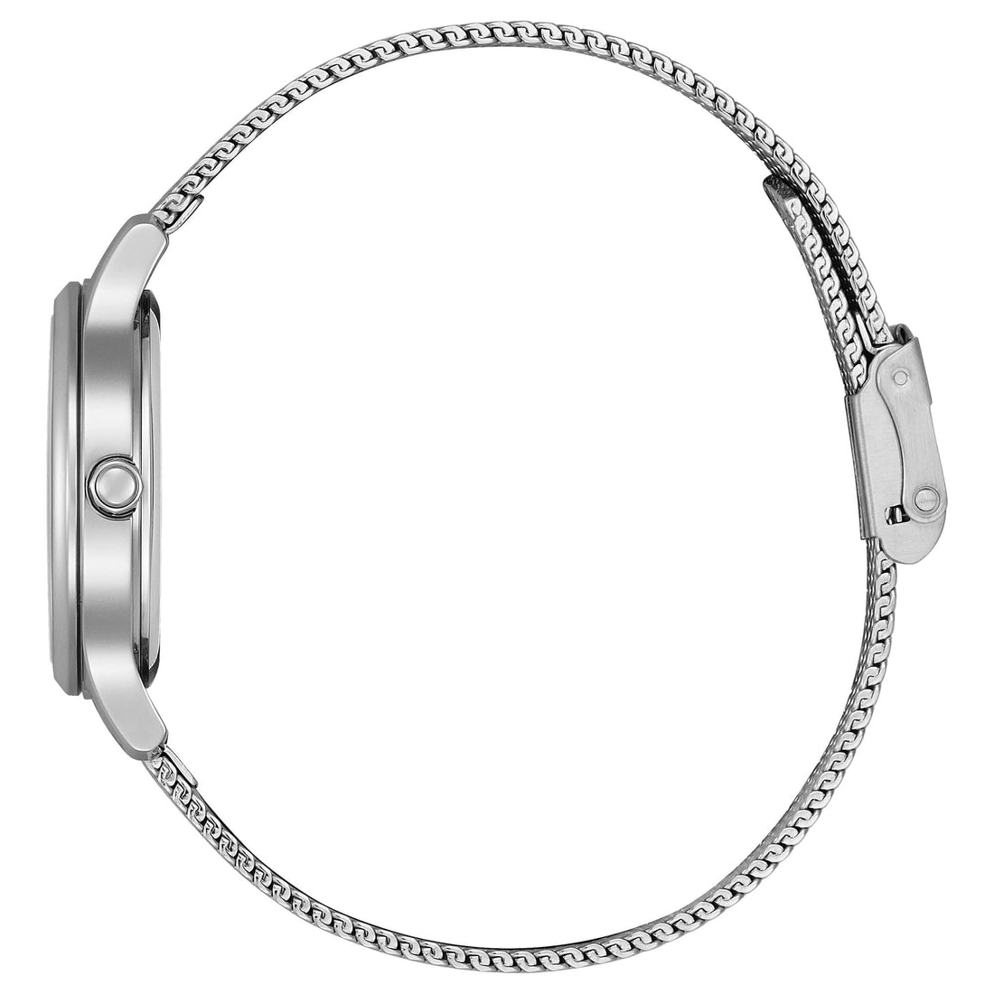 Orologio Donna Citizen Eco Drive Classic Acciaio Maglia Milano Bianco Fiori EM0899-81A