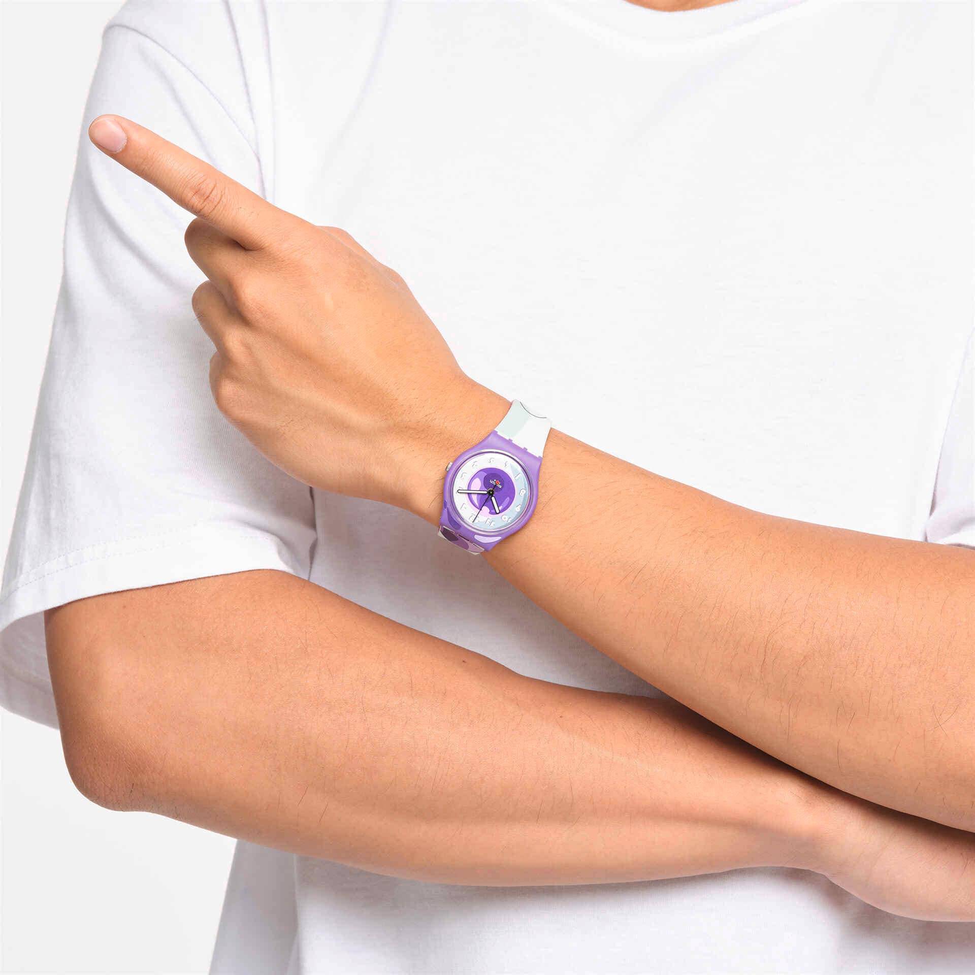 Orologio Uomo Swatch Quarzo Solo Tempo Frieza Dragonball GZ359