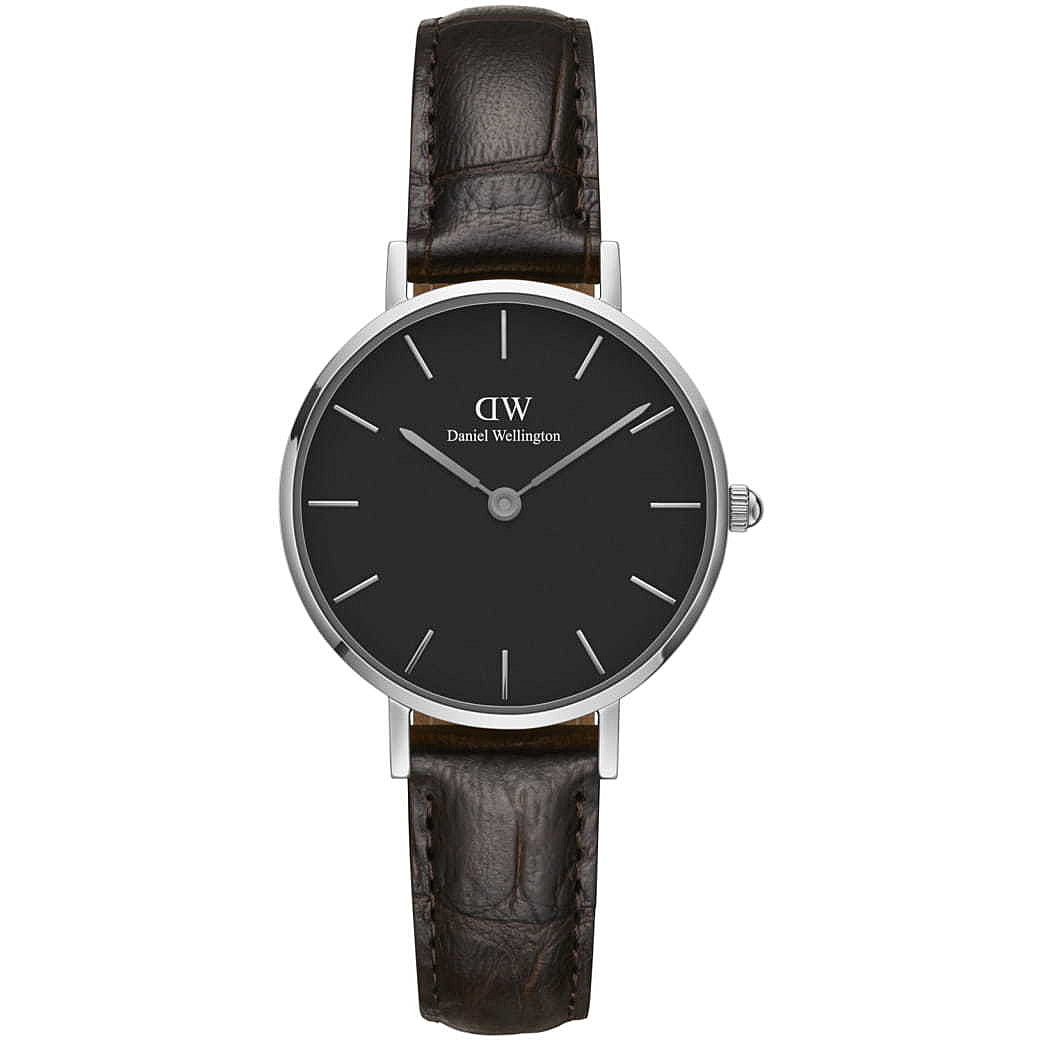 Orologio Donna Daniel Wellington Quarzo Solo Tempo Acciaio Pelle 28 mm DW00100238