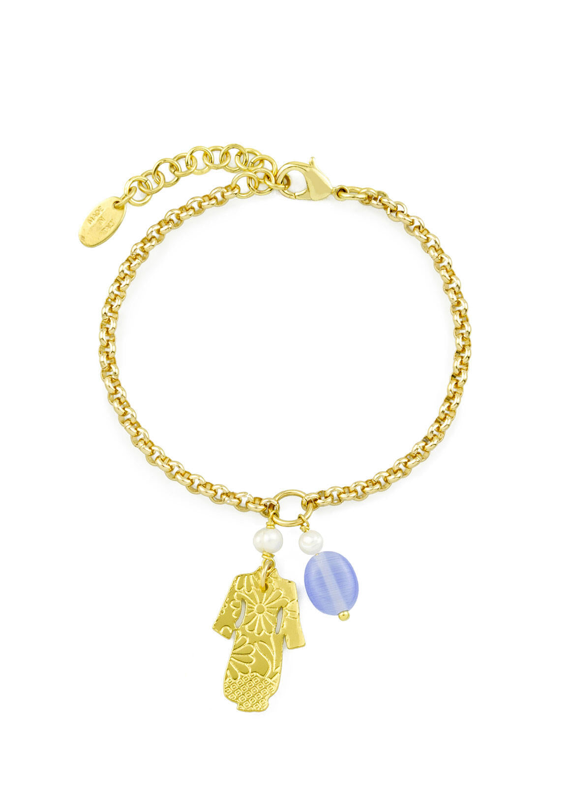 Bracciale Donna Lebole Micro Hoop Kimono Quarzo Blu KO. BRACCIALE/AL