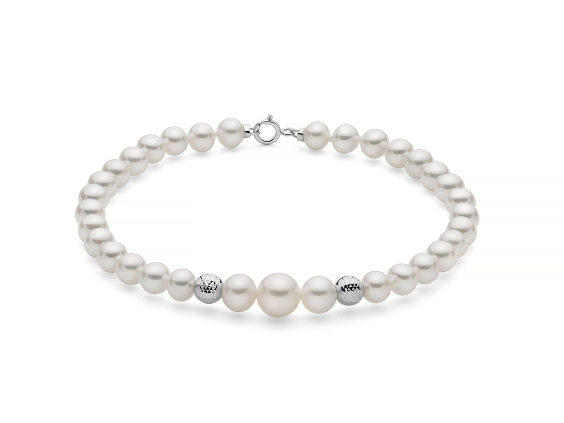 Bracciale Donna Miluna Argento 925 Perle Oriente PBR3780