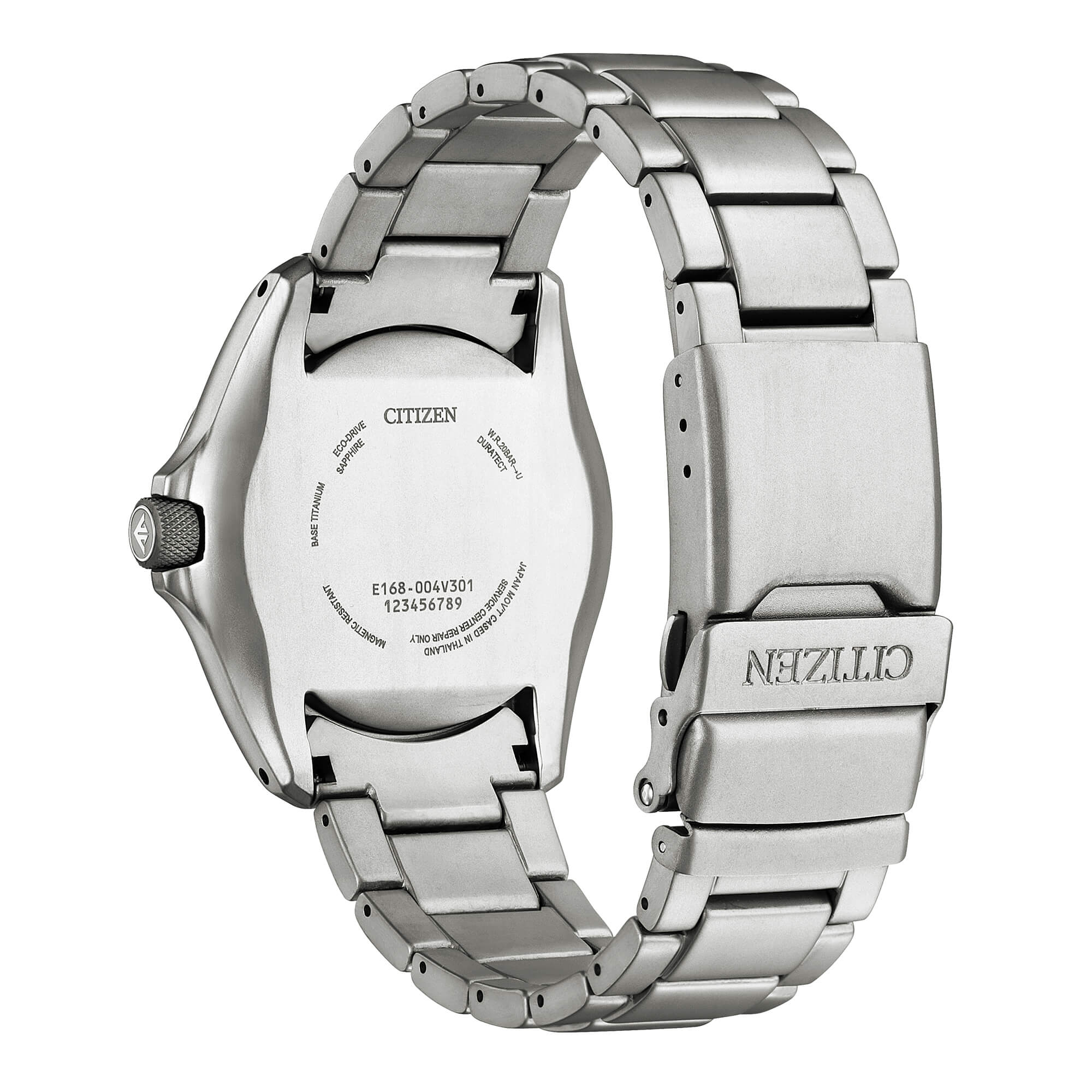 Orologio Uomo Citizen Promaster Titanio Eco Drive Quarzo Verde Data BN0241-59W
