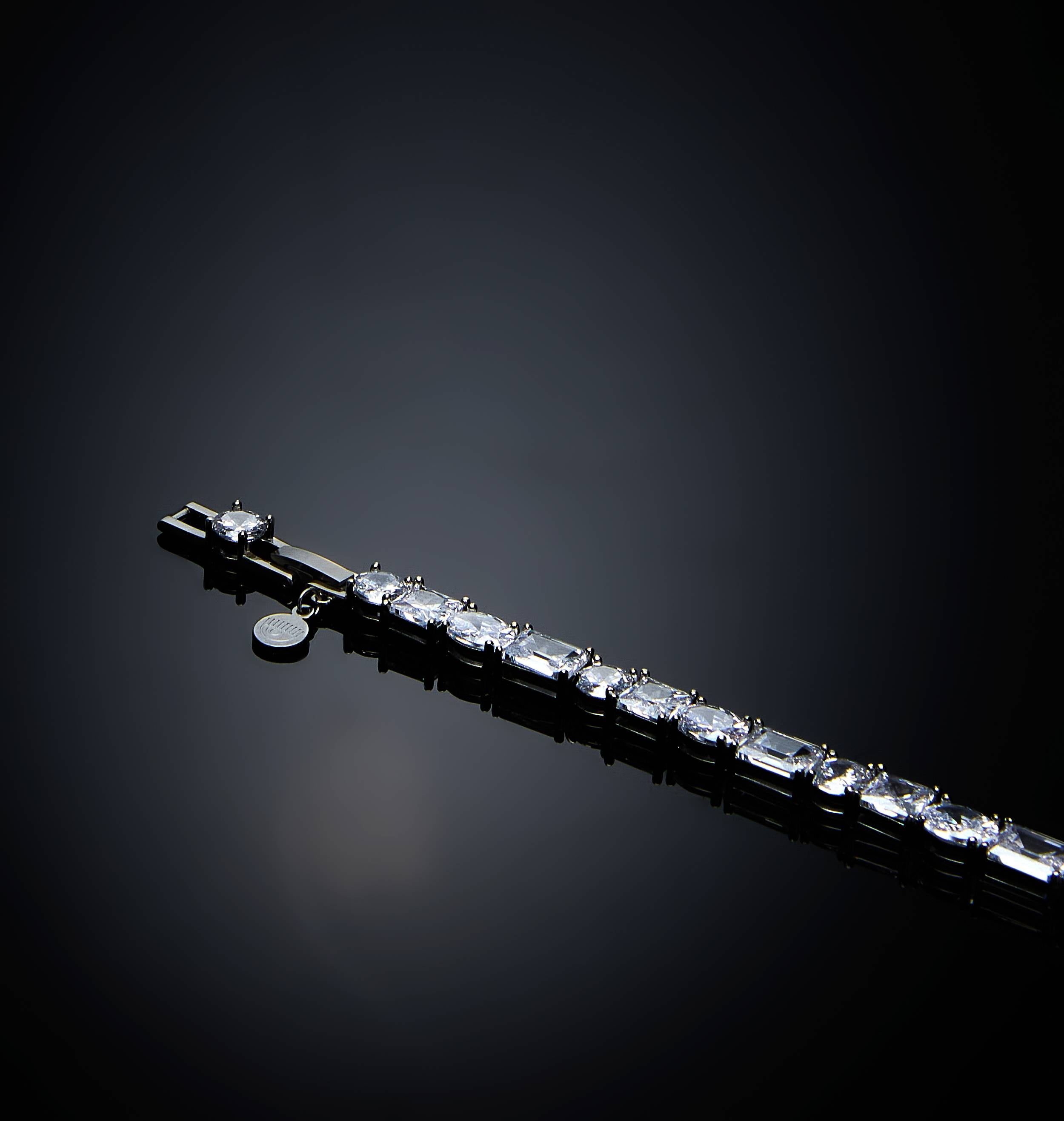 Bracciale Donna Chiara Ferragni Tennis Zirconi Bianchi Princess J19AVU05