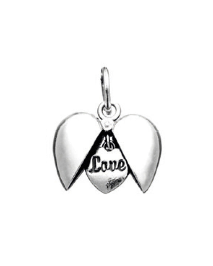 Charm Donna Giovanni Raspini Argento 925 Cuore Love Realizzato A Mano 11184