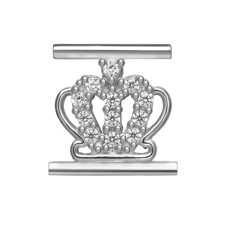 Ciondoli Donna Eleonora Giordani Argento Corona Zirconi EG0054